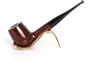 Urchoiceltd Pipa di Tabacco Brwon 9MM Tobacco Wood Filter Fumo Pipa Fumo Classico Fatto a Mano