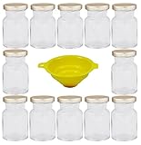 Pflegehinweis: Der Korpus der Glasdose ist spülmaschinengeeignet, der Schraubverschluss ist jedoch per Handwäsche zu reinigen