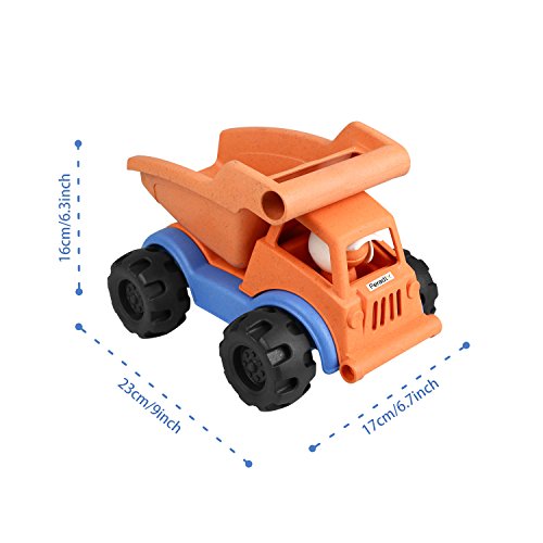 Pull Back Cars Push and Go Car Mini Construction Die Cast Vehicles and Raced Dump Truck Car Pretend Play Toy Model Kit Set (Truck)
