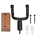 Produktbild LouiseEvel215 Universal Holz Gitarrenhalter Wandhalterung Displayständer Verstellbare Violinenhalter Musikinstrument Schwamm Kurze Haken