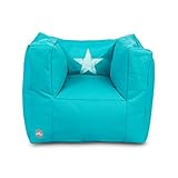 Jollein 028-543-65025 Beanbag Faded star, aqua