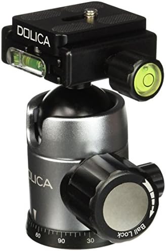 Dolica B505 Pro Level Tripod Ball Head, Silver, compact