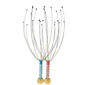 AAC Wooden Head Massager // Relaxation Massager // set of 2//multicolour