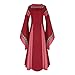 Produktbild  Loveso Fashion Damenbekleidung Damen Mittelalterliche Kleid mit Trompetenärmel Mittelalter Party Kostüm Maxikleid Elegante Bekleidung