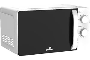 Smart-J Forno a Microonde 20L potenza 700w con Piatto Girevole, 5 Programmi di cottura, Timer 35 Minuti, Modalità scongelamento