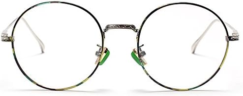 Liyongdong Vintage Stainless Steel Slingshot Glasses for Men And Women Fashion Optical Glasses , C1