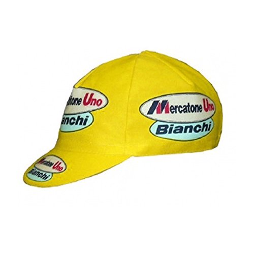 APIS - Gorra de ciclismo de algodón, diseño Mercatone Uno