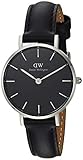 Daniel Wellington Unisex Erwachsene Analog Quarz Uhr mit Leder Armband DW00100236