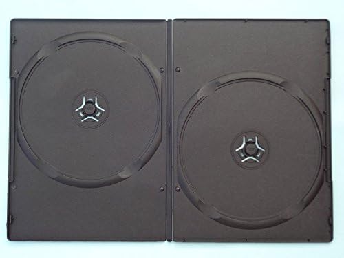 DVD Case 7mm Double Black Pack of 100