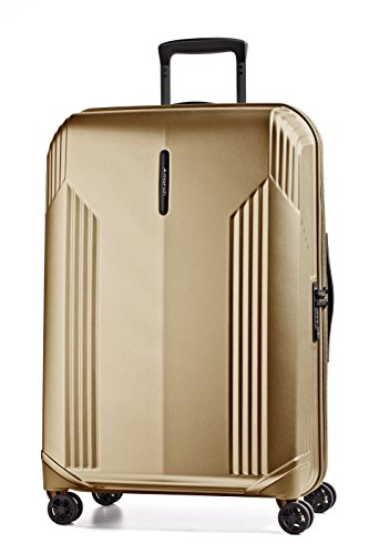 Preisvergleich Produktbild March New Manhattan 5100 4-Rollen-Trolley L 79x33x53cm gold brushed