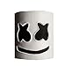 Produktbild advancethy Halloween Masken Helme Marshmello DJ Maske Neuheit Cosplay Kostüm Party Maske Latex Latex Ultra Cool Masken für Halloween Kostüm Party Maskerade Night Club Bar