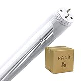 Certificados: CE & RoHS Pack Tubo LED T8 1200mm Conexión un Lateral 18W (4 Un) Blanco Frío 6000K-6500K