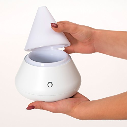 PAJOMA 62527 Aroma-Diffuser Asterion White, LED Lichtwechsel, Höhe 15,5 cm - 3
