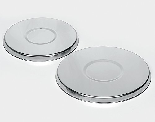 chg 8049H-01 Herdabdeckplatte aus Edelstahl-rostfrei, ø 20 cm, Höhe 1.6 cm - 2