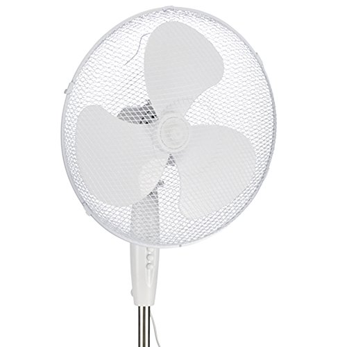 COM-FOUR® Standventilator mit Standfuss, 45 W, Ø 43 cm (Standventilator 45W) - 2