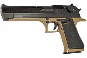 REPLIQUE PISTOLET A BILLE DESERT EAGLE 50 AE 0.3 JOULE SPRING TAN ET NOIR SYSTEME BAXS CYBERGUN 090112 AIRSOFT