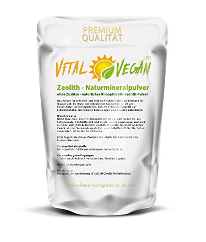 Preisvergleich Produktbild Zeolith - Naturmineralpulver ohne Zusätze - natürliches Klinoptilolith-Zeolith-Pulver (250)