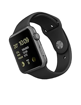apple watch sport 42 mm aluminium bracelet sport noir