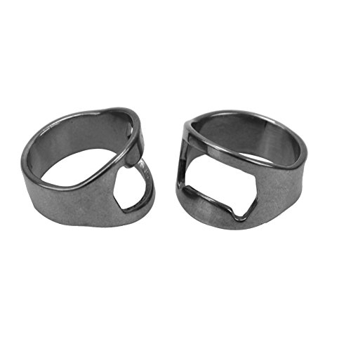 Pinzhi 5Pcs Edelstahl Finger Ring Flasche Öffner Bier Bar Home Tools Versorgung Geschenk - 3