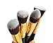 Fashion Base Professional 10PCS Black and Gold Makeup Brushes Set Eyeshadow Brush