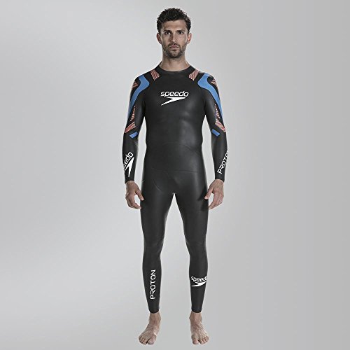 Speedo Fastskin Proton Bañador, Hombre, Negro/Azul, M