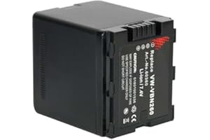 NAHAS-SHOP Akku für Panasonic Full HD 3MOS HC-X900M, HC-X909, HC-X800, HCX900M, HCX909, HCX800 VW-VBN260 VW-VBN 260 VW-VBN180-2100mAh