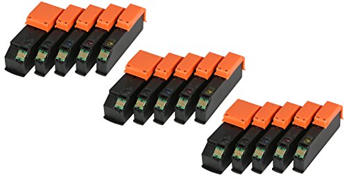 15 XL Druckerpatronen mit CHIP und Füllstandanzeige für Epson Expression Premium XP-510, XP-520, XP-600, XP-605, XP-610, XP-615, XP-620, XP-625, XP-700, XP-710, XP-720, XP-800, XP-810, XP-820 - 2