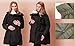 Sweet Mommy Down Duffle Maternity and Mother Coat with baby pouch SJ2032 Black M(8-10)