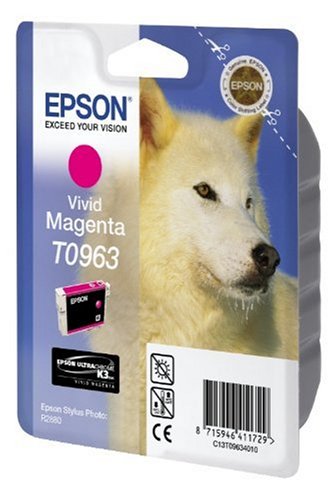 Epson T0963 Tintenpatrone Husky, Singlepack vivid magenta - 2