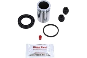 Bigg Red - Rear Brake Caliper Repair Seal Kit and Piston - Compatible with Freelander 2006-2014