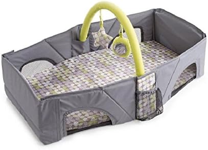 YYHSO Baby Crib Pod Nest 0-10 Months Foldable Safety Isolation Bed Travel Portable Baby Sleeping Pods Nylon Cloth (78*46*36cm,Gray)