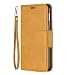 Produktbild Tosim Galaxy S10e Hülle Leder, Klapphülle mit Kartenfach Brieftasche Lederhülle Stossfest Handyhülle Klappbar Case für Samsung Galaxy S10e - TOBFE150238 Gelb