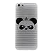 Produktbild iPhone 5 5S 5G / iPhone SE Hülle,Fanryn Bunte Muster Weich TPU Handy Hülle Durchsichtig Transparent Etui Cover Case Protective Shell Soft Schutzhülle Telefon Kasten für iPhone 5 5S 5G / iPhone SE – Panda
