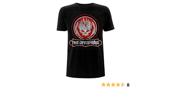 The Offspring 'Distressed Skull' T 