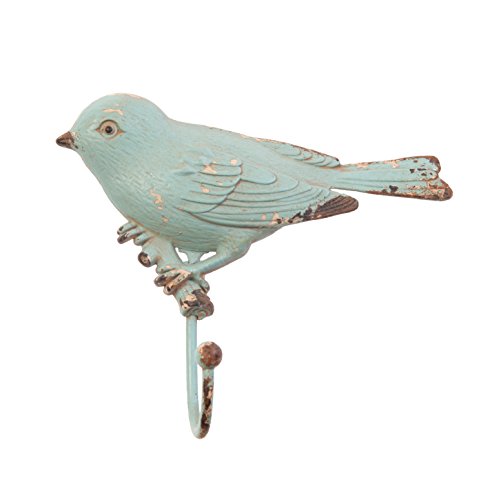 Sass & Belle Kleiderhaken aus Zinn im Boudoir-Stil, Motiv: Vogel duck egg