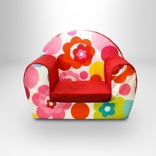 Ready Steady Bed Childrens Toddlers Foam Armchair, Flower Dot