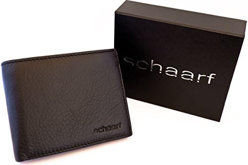 Black Billfold Men's Luxury Leather Wallet