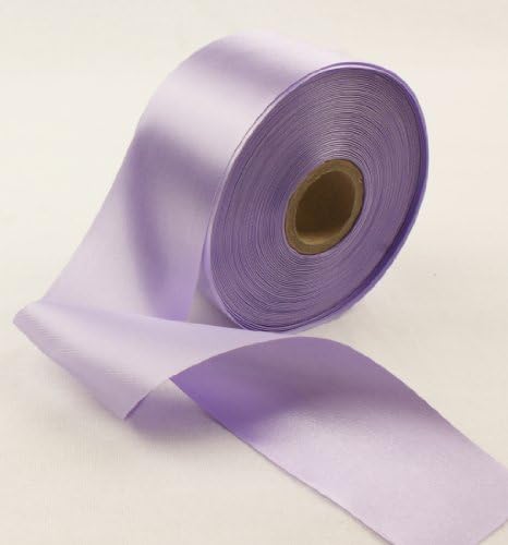 1 Metre of 45mm Wide Polyester Cake Decorating Ribbon - 16 Colours to Choose From (Lilac)