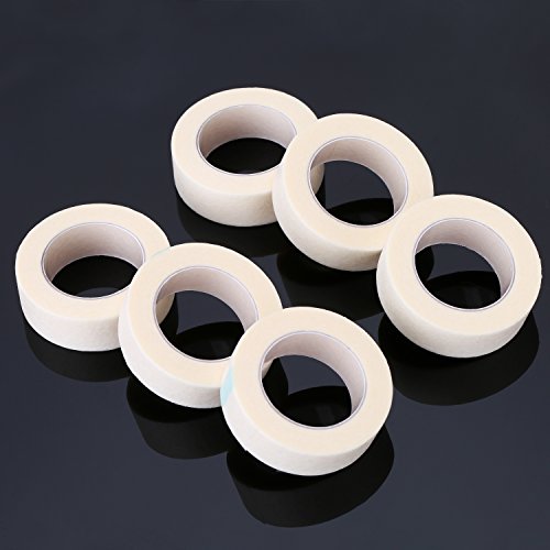 eBoot 6 Rolle Wimpern Band Weiß Papier Fabrik Wimpern Klebeband für Wimpern Verlängerung Angebot