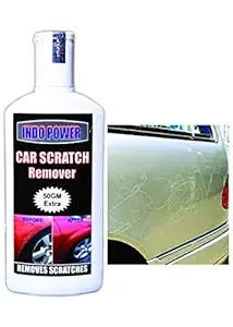 INDOPOWER CAR Scratch Remover 200gm. All Colour Car & Bike Scratch Remover Advanced Formula Rubbing Compound (Not for Dent & Deep Scratches).
