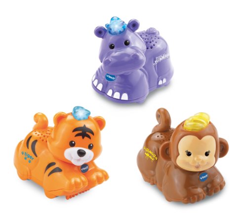 VTech Baby Toot-Toot Animals 3-Pack - Tiger, Hippo and Monkey