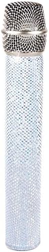 MicFx Wireless Microphone Glitter effect Sleeve - Colour Baby Blue