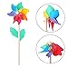 Price comparison product image Jiamins Windmill Kid Toys Lawn Yard Garden Ornaments Colorful Wood Stick Wind Spinner Outdoor