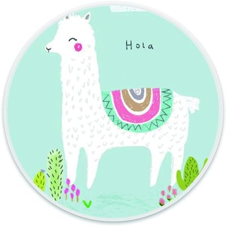 Phone Mounts and Stand,Collapsible Expanding Pop Grip Mount Sockets for iPhone,Smartphones and Tablets - Hola Llama_white