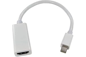 Tec-Digi Cable Adaptador Mini DisplayPort DP a HDMI, convertidor Adaptador HDTV, Compatible con Thunderbolt para Apple Mac, MacBook Air Pro, iMac