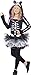 Produktbild Smiffys Kinder Mädchen Skelly Cat Kostüm, Kleid und Bolero mit Kapuze, Größe: L, 29636