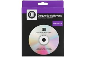 D2 DIFFUSION D2 DVD de Nettoyage Compatible avec tête de Lecture Laser de lecteurs DVD, DVD, Blu-Ray, PlayStation 5, Xbox One, Nintendo Wii, Ordinateur Portable, Système HiFi
