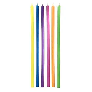 Festiko Rainbow Candle for Birthday Parties, Anniversaries, Baby Showers, Bachelors Party, Cake Decoration