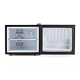 Klarstein Geheimversteck Mini Kühlschrank Getränkekühlschrank Minibar (17 Liter, leise 38 db, Regaleinschub, Türfach) schwarz - 