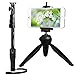 Produktbild ULTRICS® Bluetooth Selfie Stick mit FREE Tripod Errichtet in Bluetooth Fernbedienung Erweiterbares Selfie Monopod für Apple iPhone Android Samsung Galaxy Gopro Action Cam Digitalkamera Etc